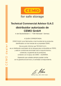 Cemo Certificate