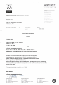 Hürner certificate